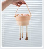 Makeup Brush Cleaning Bowl with Drying Rack Silicone Brush & Beauty Sponge Cleaner Storage Organizer Tool Set - Image 4