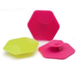 Hot Selling Silicone Hexagon Facial Cleansing Brush with Suction Cup, Manual Face Wash Brush for Blackhead Removal - Image 4